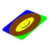 Magnet Flexible Aimant de visage souriant (Côté Gauche)