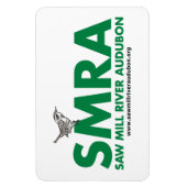 Magnet Flexible Aimant de voiture avec le logo de SMRA (Vertical)