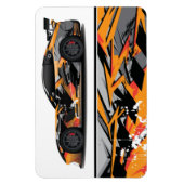 Magnet Flexible Aimant de voiture de course (Vertical)