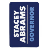 Magnet Flexible Aimant de voiture gras - Stacey Abrams pour gouver (Vertical)