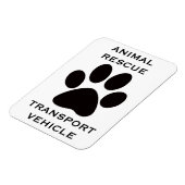 Magnet Flexible Aimant de voiture : véhicule de transport de sauve (Côté Gauche)