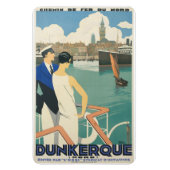 Magnet Flexible Aimant de voyage Dunkerque (Vertical)