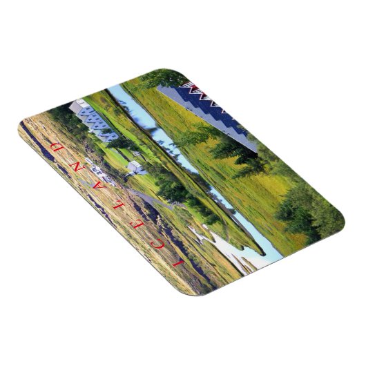 Magnet Flexible aimant de vue du parc national Islande Thingvellir (Côté Droit)