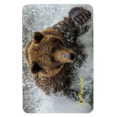 Magnet Flexible Aimant de Yellowstone-Ours (Vertical)