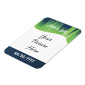 Magnet Flexible Aimant d'Économie-le-Date des aurores du pays des (Côté Gauche)