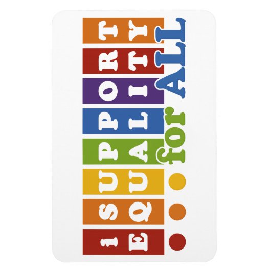 Magnet Flexible Aimant d'égalité des droits (Vertical)