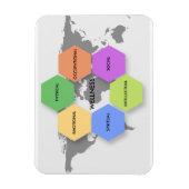 Magnet Flexible Aimant des dimensions de bien-être (Vertical)