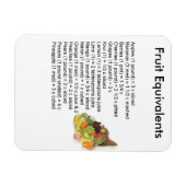 Magnet Flexible Aimant des équivalents de fruits (Horizontal)