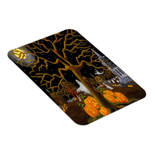 Magnet Flexible Aimant d'Halloween "Avez-vous entendu quelque chos (Côté Droit)