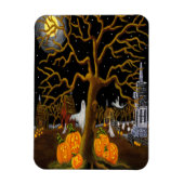 Magnet Flexible Aimant d'Halloween "Avez-vous entendu quelque chos (Vertical)