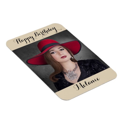 Magnet Flexible Aimant d'image de joyeux anniversaire (Côté Droit)