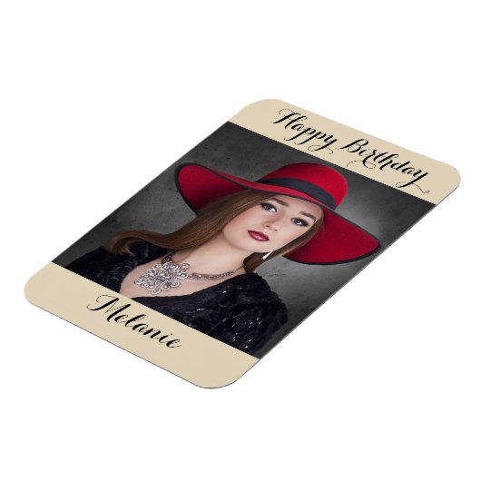 Magnet Flexible Aimant d'image de joyeux anniversaire (Côté Gauche)