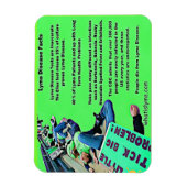 Magnet Flexible Aimant d'image de protestation sur les faits de la (Vertical)