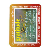 Magnet Flexible aimant d'inspiration de gratitude (Vertical)