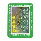 Magnet Flexible aimant d'inspiration de gratitude (Vertical)