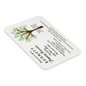 Magnet Flexible Aimant d'invitation à la réunion de l'arbre généal (Côté Droit)