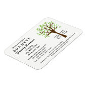 Magnet Flexible Aimant d'invitation à la réunion de l'arbre généal (Côté Gauche)