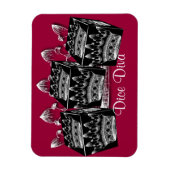 Magnet Flexible aimant diva dice (Vertical)