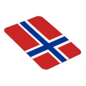 Magnet Flexible Aimant drapeau norvégien personnalisé (Norske Flag (Côté Droit)