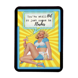 Magnet Flexible Aimant drôle Cadeau Meilleure Amie "Chaud"