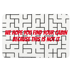 Magnet Flexible Aimant drôle de porte de cabine de croisière -