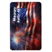 Magnet Flexible Aimant du 4 juillet (Vertical)