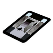 Magnet Flexible Aimant du Corbeau noir (Côté Gauche)