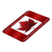 Magnet Flexible Aimant du drapeau du Canada Aimant personnalisé (Côté Gauche)