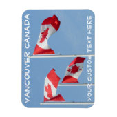 Magnet Flexible Aimant du drapeau du Canada Aimant personnalisé (Vertical)