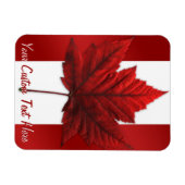Magnet Flexible Aimant du drapeau du Canada Aimant personnalisé (Horizontal)