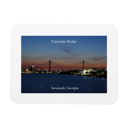 Magnet Flexible Aimant du pont Talmadge (Horizontal)
