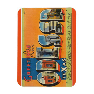 Magnet Flexible Aimant du Texas, Odessa