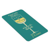 Magnet Flexible Aimant en verre de vin blanc (Côté Droit)
