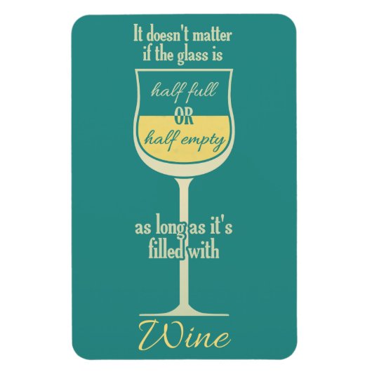 Magnet Flexible Aimant en verre de vin blanc (Vertical)