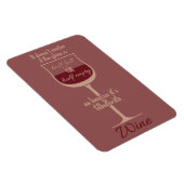 Magnet Flexible Aimant en verre de vin blanc (Côté Droit)