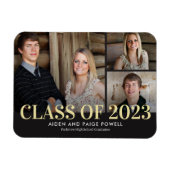 Magnet Flexible Aimant Faire-part de fin d'année (Horizontal)