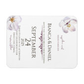 Magnet Flexible Aimant faire-part de mariage, Couleur d'eau (Horizontal)