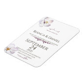 Magnet Flexible Aimant faire-part de mariage, Couleur d'eau (Côté Gauche)