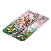 Magnet Flexible Aimant Fée Fleur de Narcisse de Printemps (Côté Gauche)
