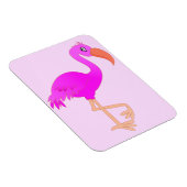 Magnet Flexible Aimant Flamant rose rose (Côté Droit)