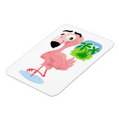 Magnet Flexible Aimant Flamant rose rose (Côté Gauche)