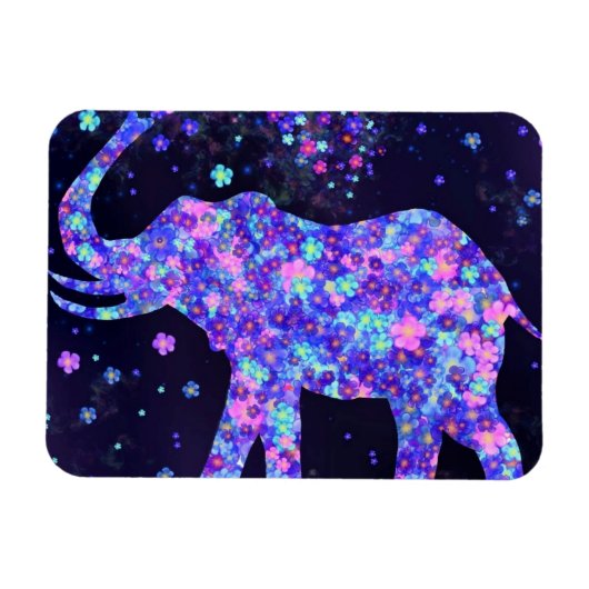 Magnet Flexible Aimant Fleurs d'éléphants - Printemps Joy (Horizontal)