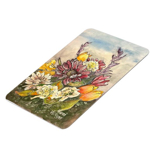 Magnet Flexible Aimant Fleurs du Marché (Côté Gauche)