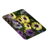 Magnet Flexible Aimant Fleurs Jaunes et Violets (Côté Droit)