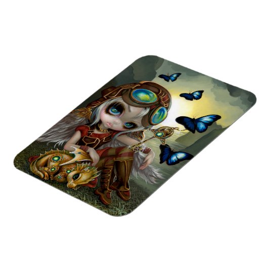 Magnet Flexible Aimant Flex "Clockwork Dragonen" (Côté Gauche)