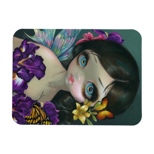 Magnet Flexible Aimant Flex "Iris Enchantement" (Horizontal)