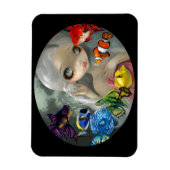 Magnet Flexible Aimant Flex "Poissons Volants : Arc-en-Ciel" (Vertical)