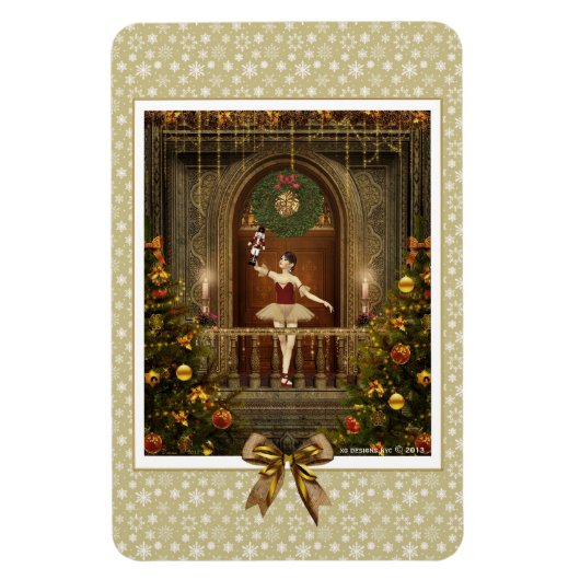 Magnet Flexible Aimant Flexi Ballerina et Nutcracker (Vertical)