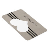 Magnet Flexible Aimant Flexi Coeur Moderne Beige (Côté Droit)