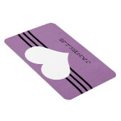 Magnet Flexible Aimant Flexi de coeur moderne violet (Côté Droit)
